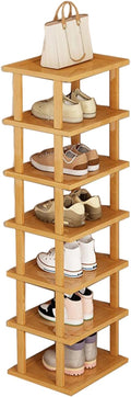 Bamboo 7-Tier Shoe Rack Storage Organizer Shelf W421518