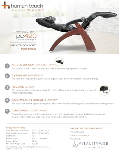 Red Top Grain Leather Zero-Gravity Recliner S9854