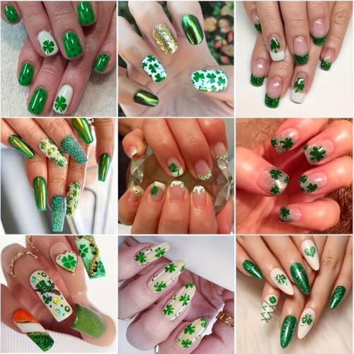 16 Sheets 7 Holiday Nail Art Stickers, Variety Pack All Season Nail Decals with Tweezers, 3D Self-Adhesive Nail Decoration X33993