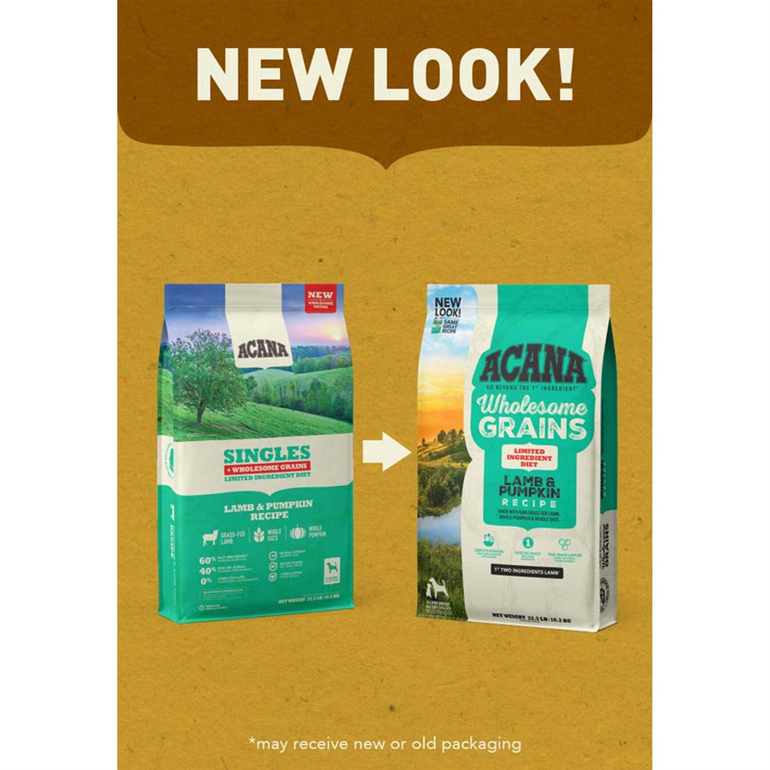 Acana Wholesome Grains Lamb & Pumpkin Dry Dog Food U5222