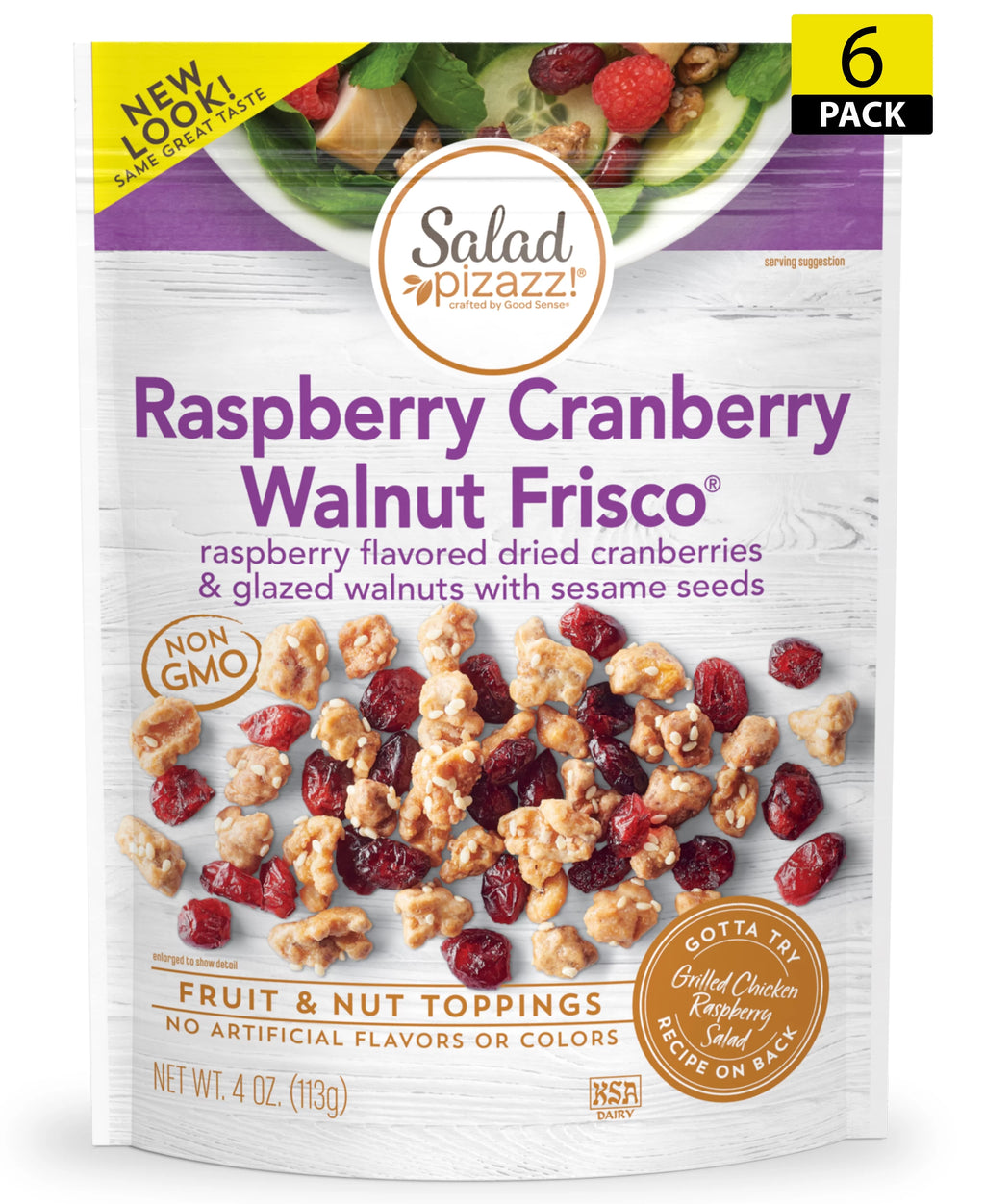 Raspberry Cranberry Walnut Salad Topper, 4 oz T679