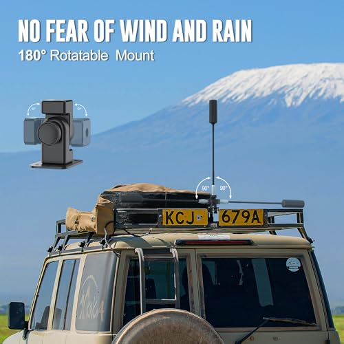 High Power Truck Cell Phone Signal Booster Kit with Omni-Directional Antenna B1433