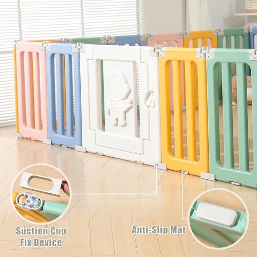 Grey 22 Panels Extra Large Baby Play Pen Z8904