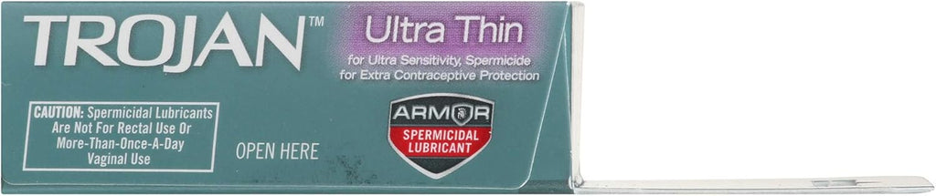 Ultra Thin Spermicidal Condom, 3 Count J973