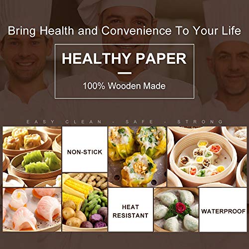 100pcs Non-stick Perforated Parchment Paper Air Fryer Liners T47253