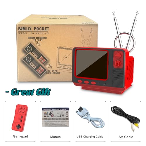 Handheld Retro Video Game with 3.0 Inch Screen (Wood) V99331