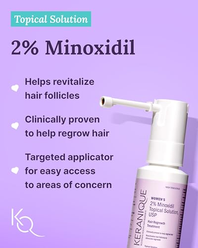 2% Minoxidil Hair Regrowth Treatment for Women, Deep Hydrating Shampoo and Conditioner, Hair Thickening Spray H325
