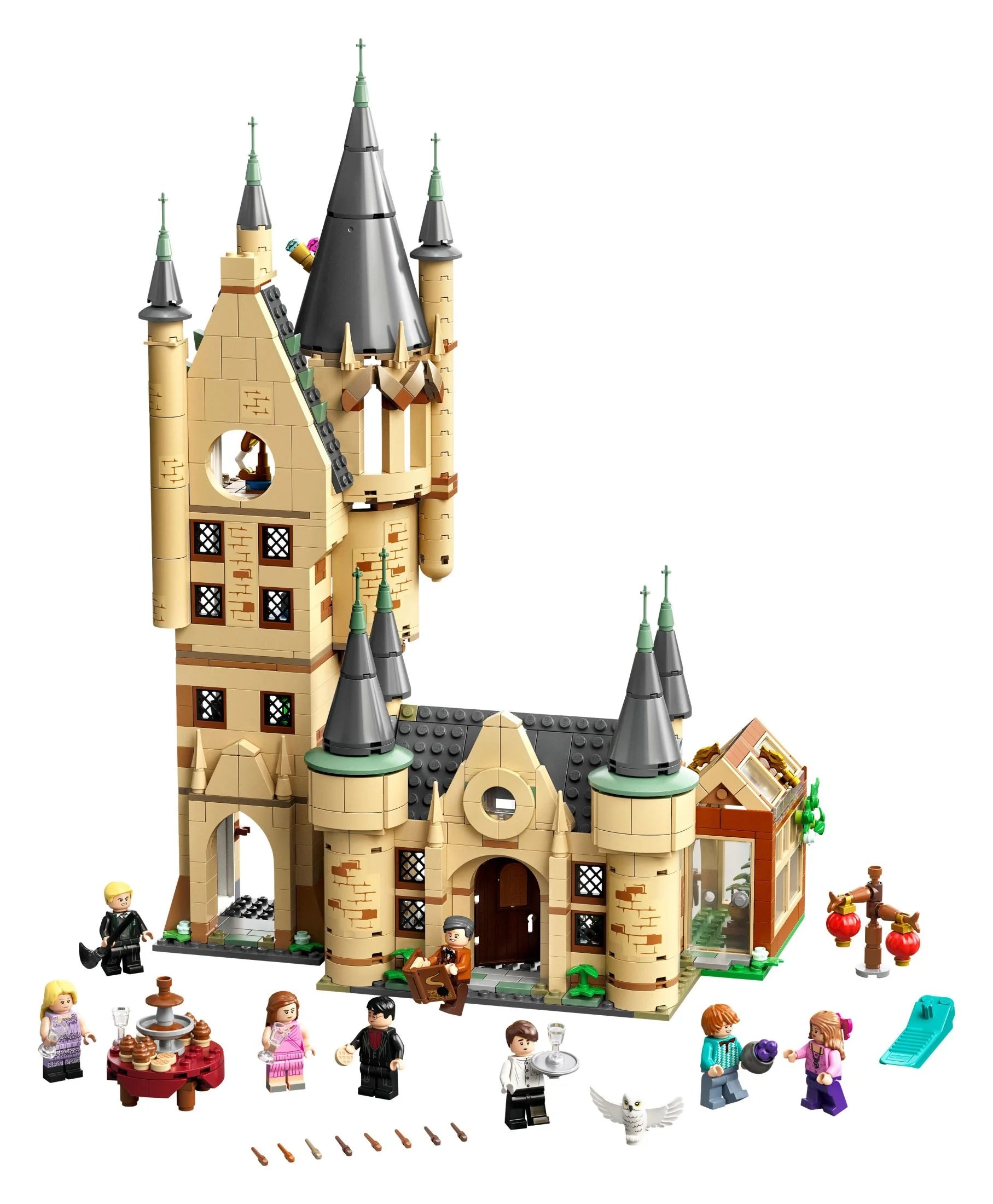 Hogwarts Astronomy Tower Castle Toy Playset with 8 Character Minifigures V12519