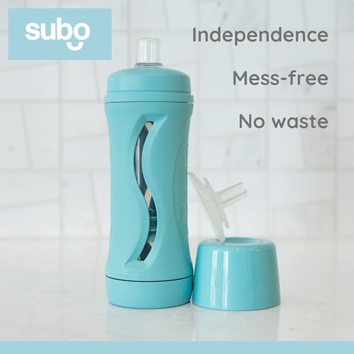 Baby Food Bottle Reusable Silicone Cup (Aqua) Y2566