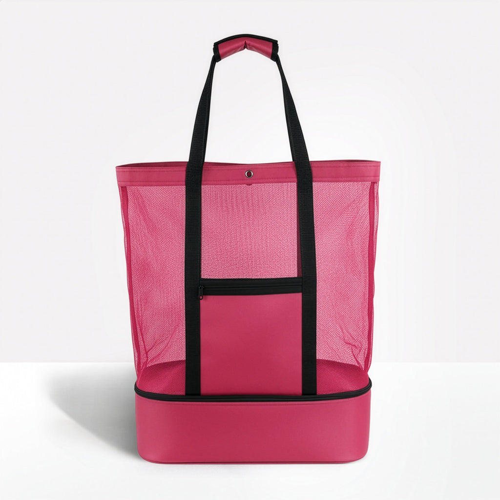 Coastal Mesh Beach Tote
