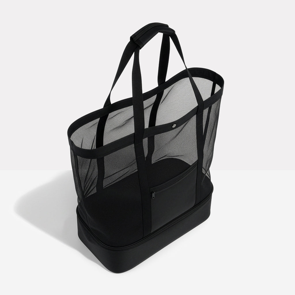 Coastal Mesh Beach Tote