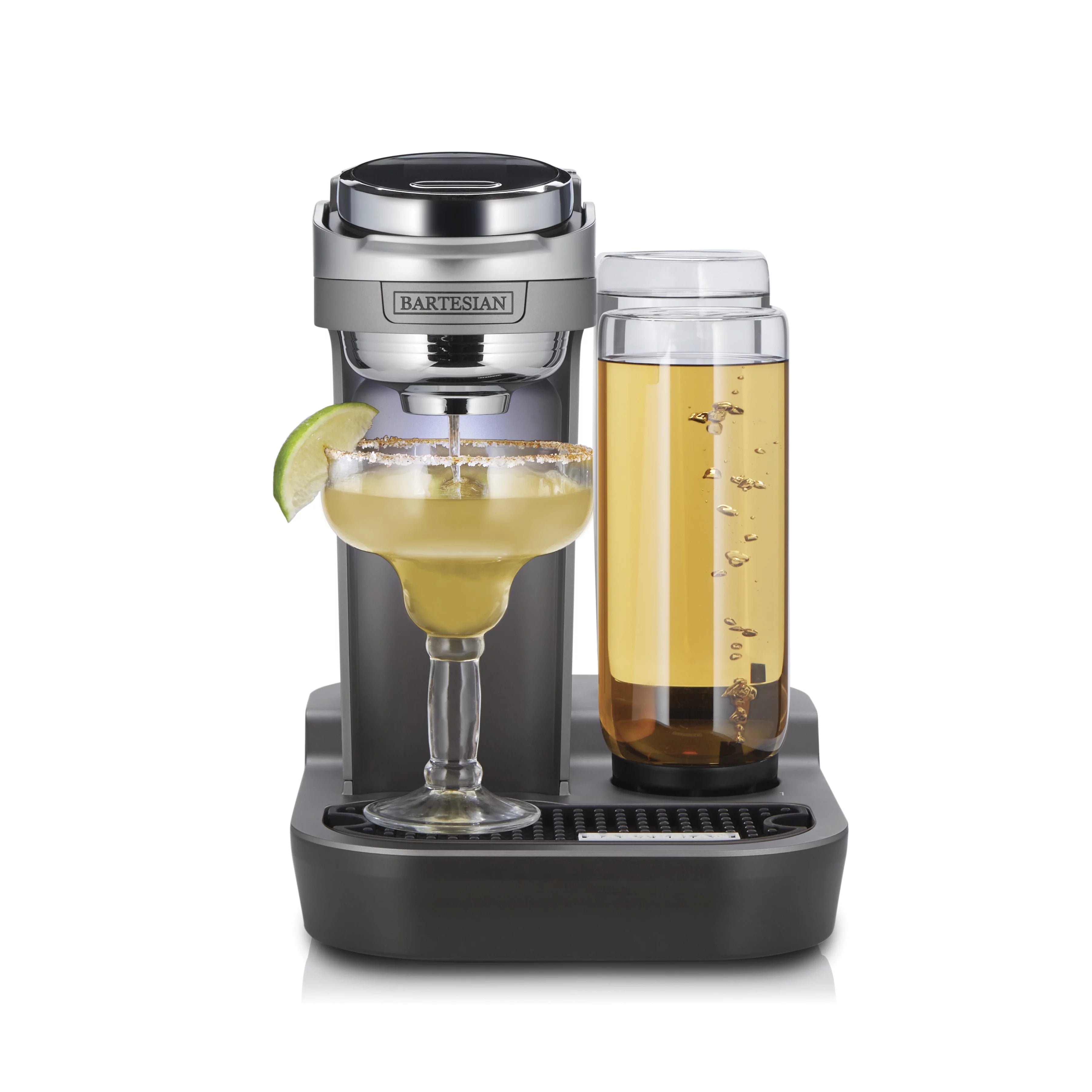 2 Glass Spirit Bottles Cocktail Machine X472
