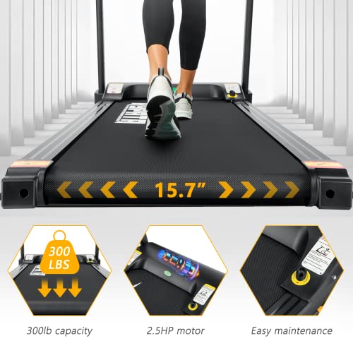 Folding Treadmill, 2.5 HP, 300 lb Capacity I9681