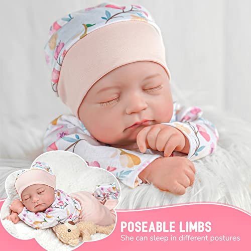 20-Inch Sleeping Soft Body Realistic Newborn Baby Doll V84360