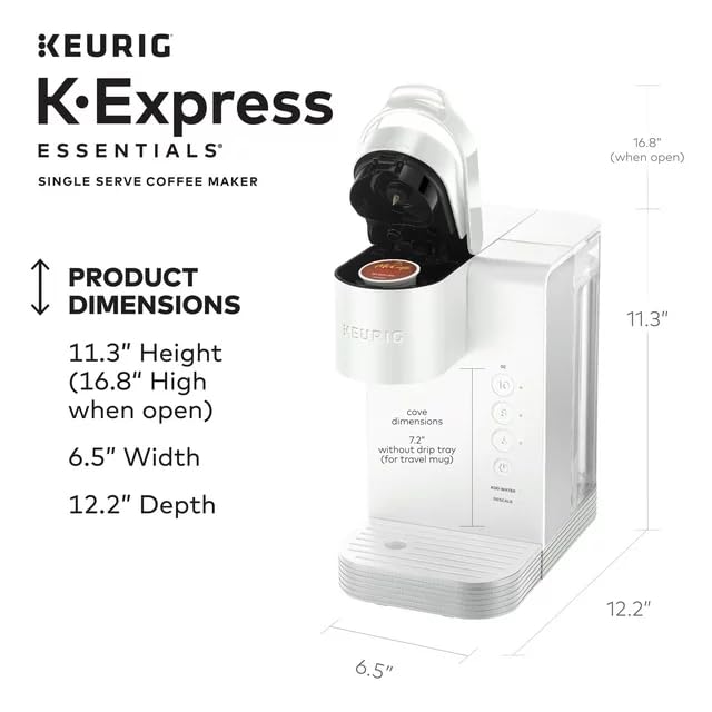 Single Serve K-Cup Pod Coffee Maker, Black, Compact A6589