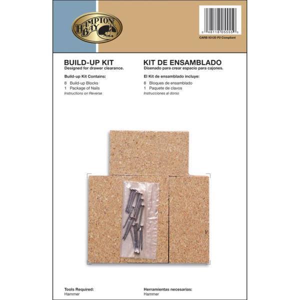 8 ft White Laminate Countertop Kit with Left Miter and Full Wrap Ogee Edge Z959