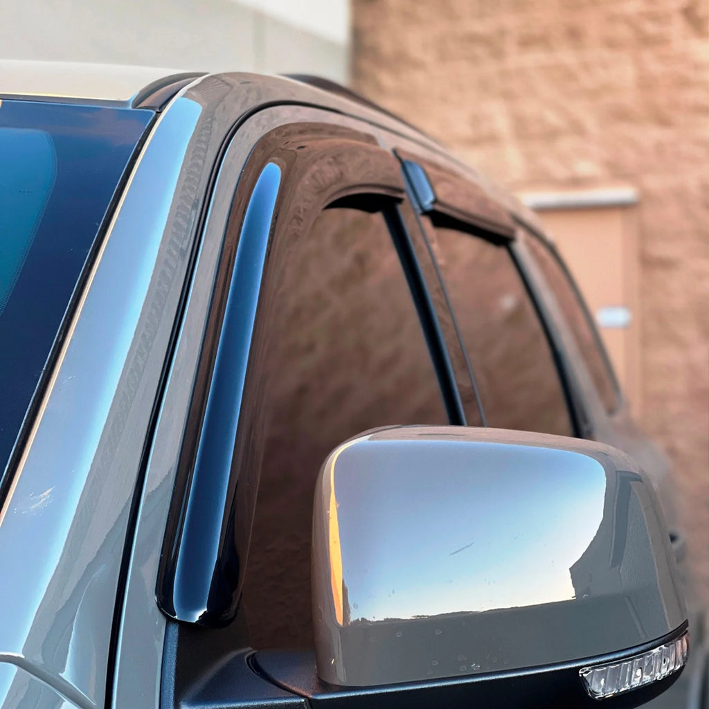 4Pc Acrylic Window Visors Vent Deflector Rain Guard S8975