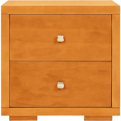 Queen Cherry Wooden Platform Bed with 2 Nightstands U230091