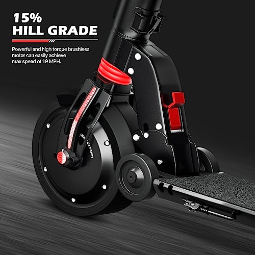 Electric Kick Scooter with LED Display and Bluetooth APP, Portable Folding Scooter G720