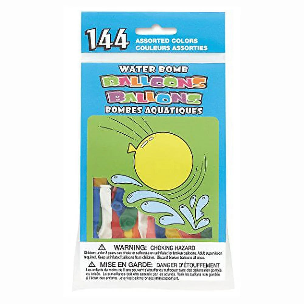 144ct Assorted Latex Water Balloons K505