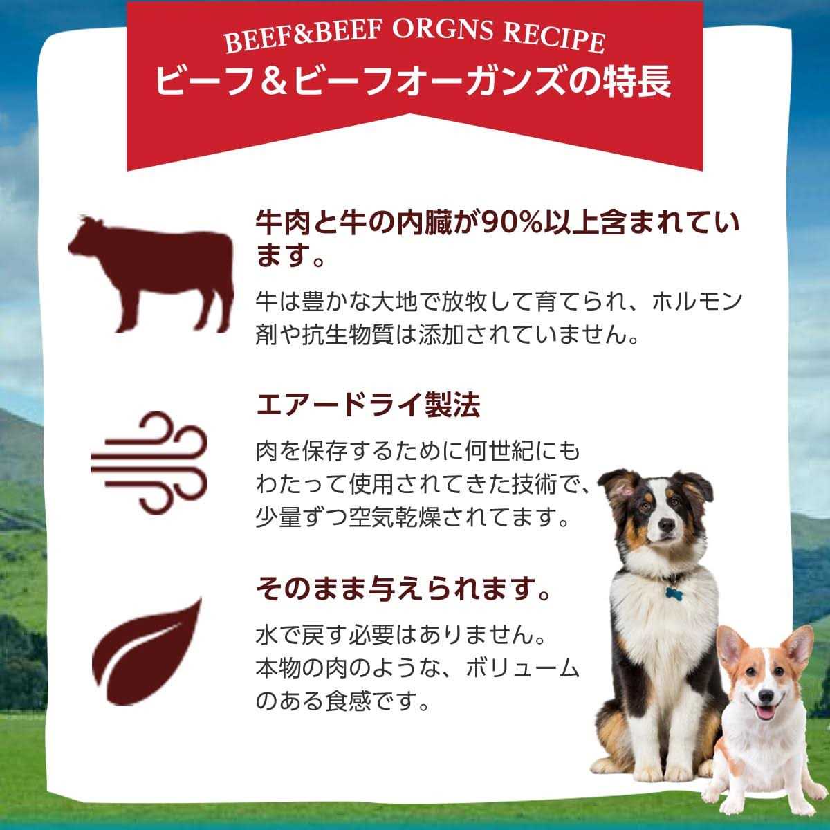 RawTernative Air Dried Beef/Beef Organs Pet Supplies N460