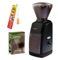 Conical Burr Coffee Grinder with Dusting Brush J71363