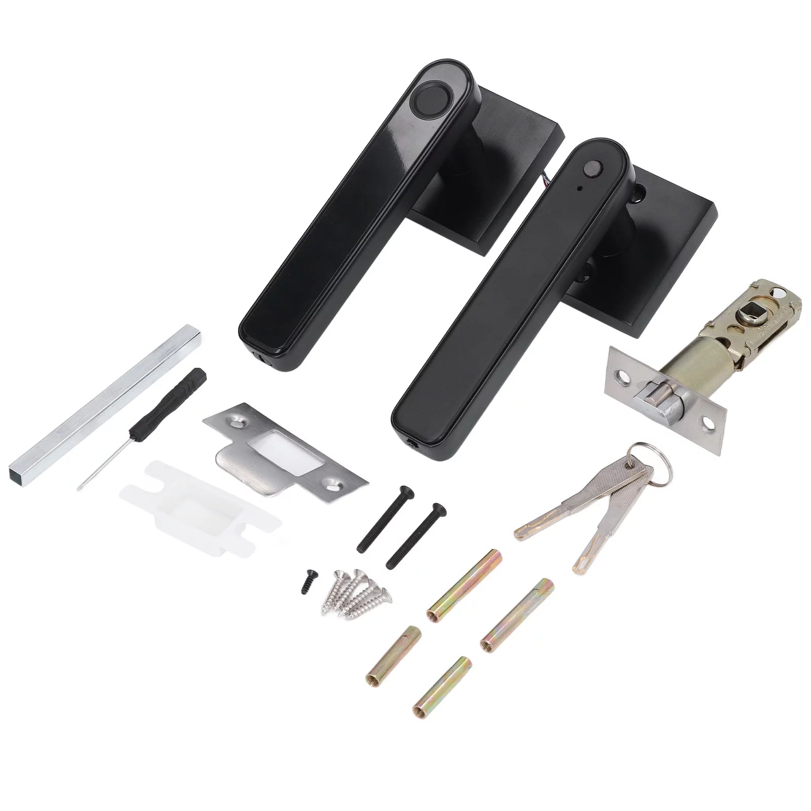 Black Smart Fingerprint Door Lock L85264
