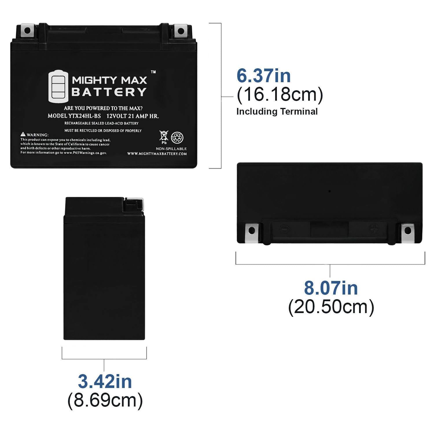 12V 21ah 350cca Sealed Lead Acid Battery E315