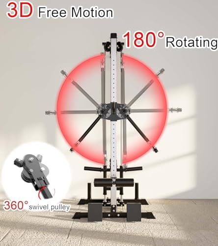 Cable Machine with Leg Holder, LAT Bar, Foot Board Accessories Y363880