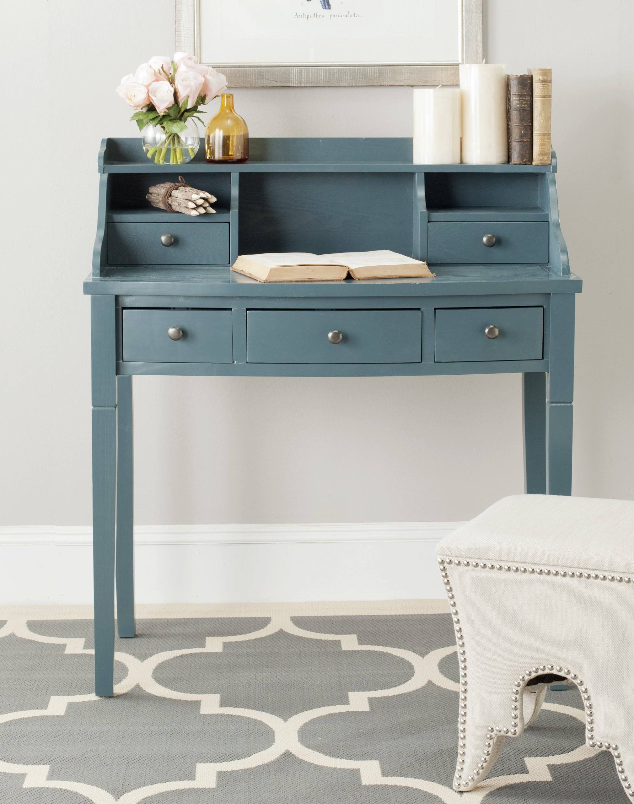 Teal Writing Desk Q8727