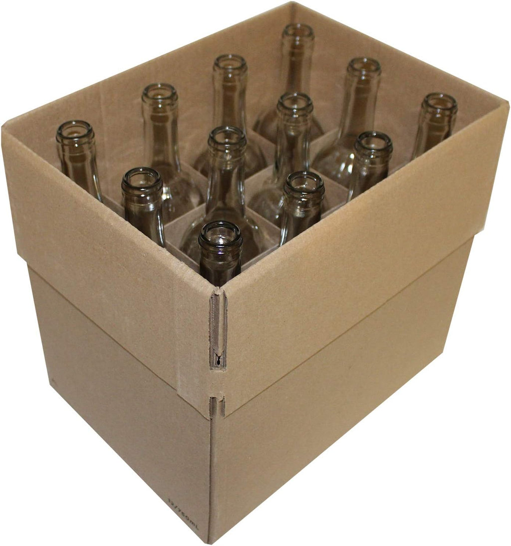 Clear Wine Bottles 750ml Case of 12 S7174