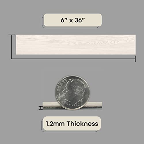 10-Pack (15 Square Feet) Self-Adhesive Wood Plank Floor Tile U942