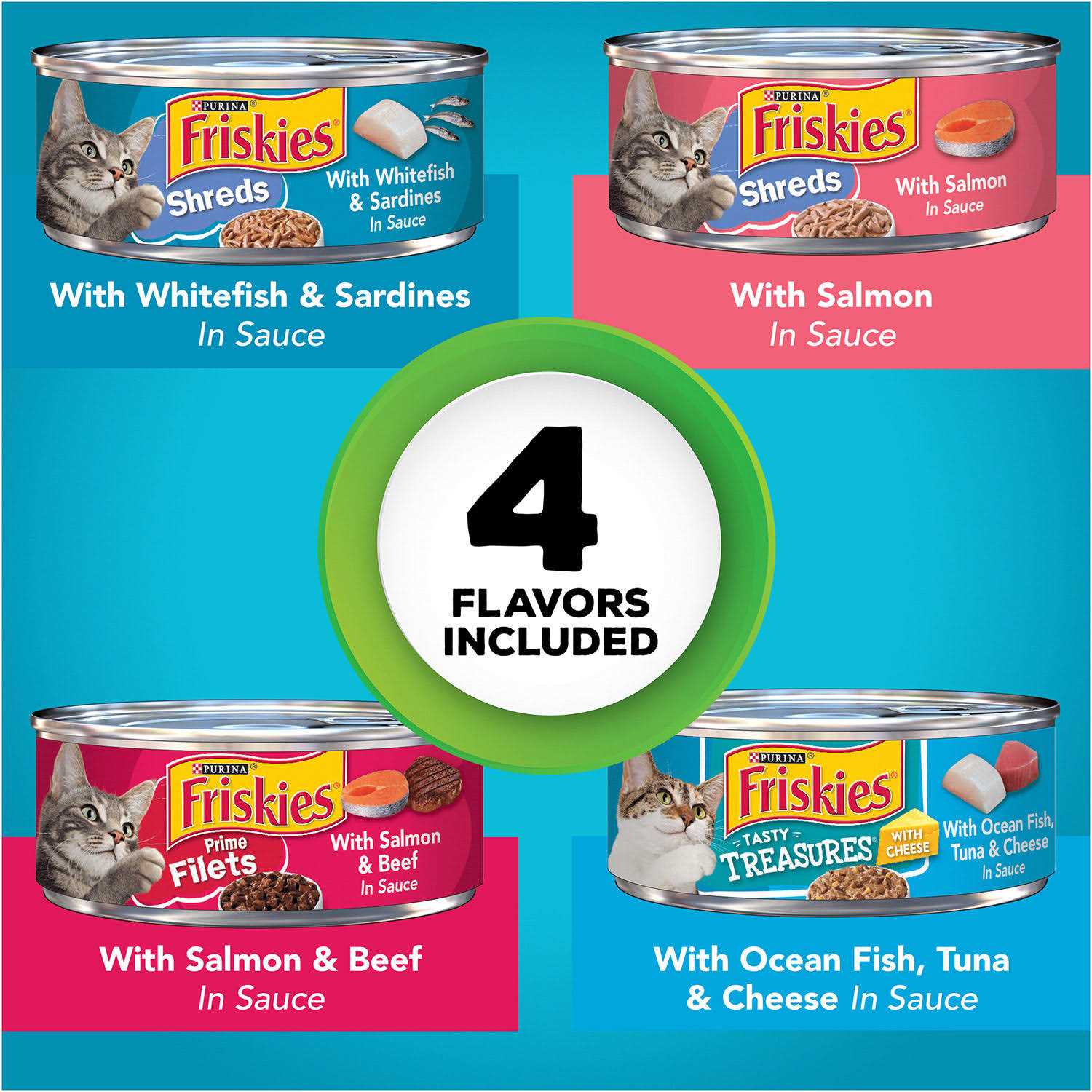 Fish-A-Licious Wet Cat Food Variety Pack Q992862