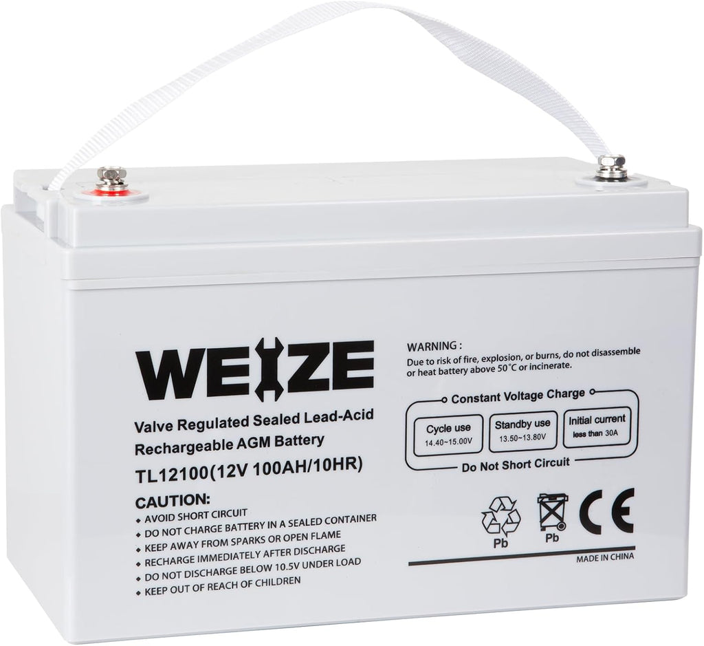12 Volt 100Ah AGM Deep Cycle Battery D258