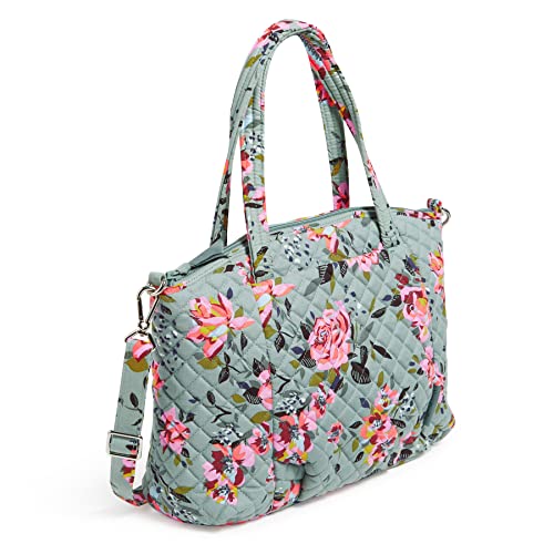 Cotton Shoulder Satchel Purse W2177
