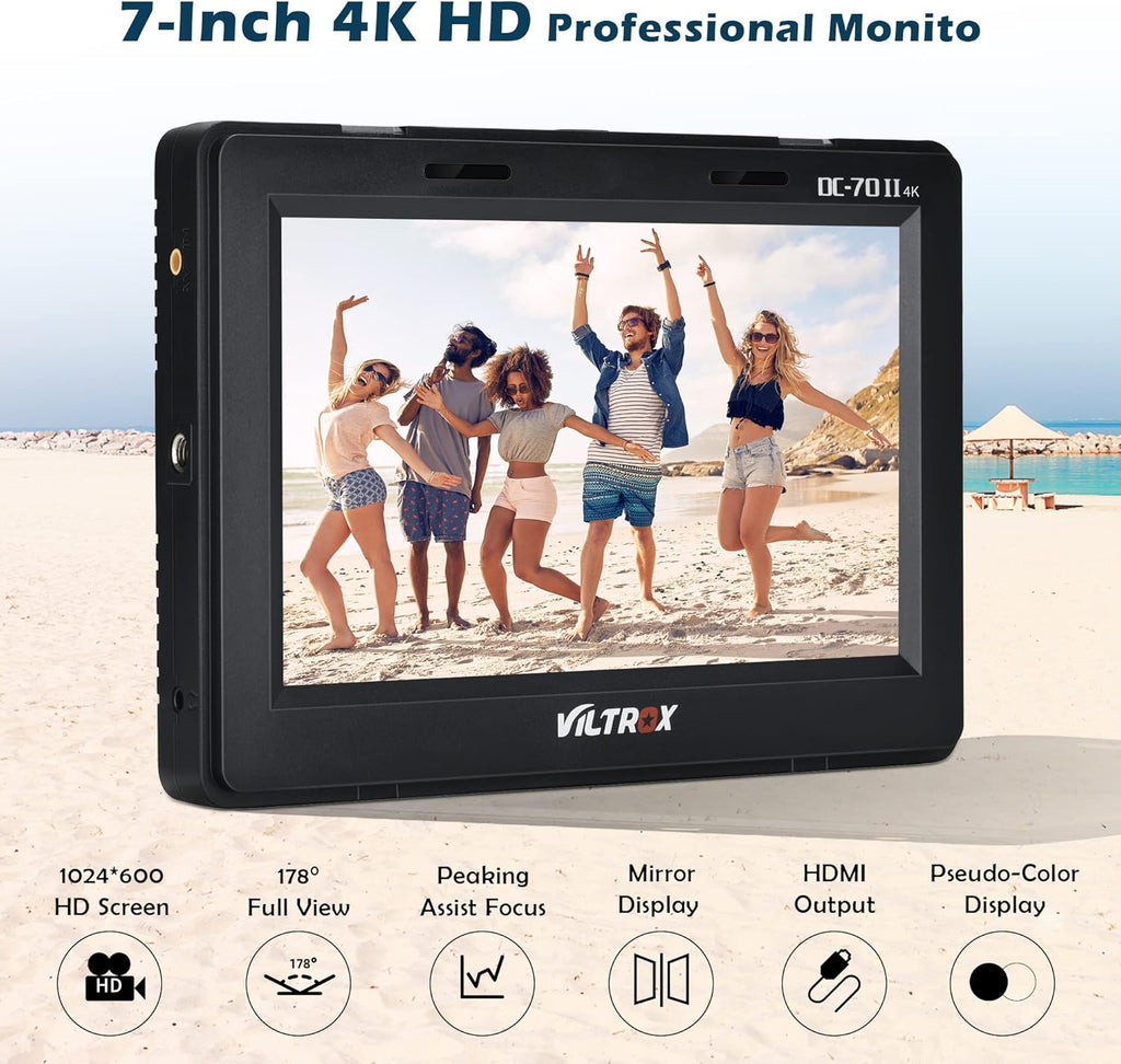 7 inch 4K Camera Field Monitor with HDMI Input/Output O889829