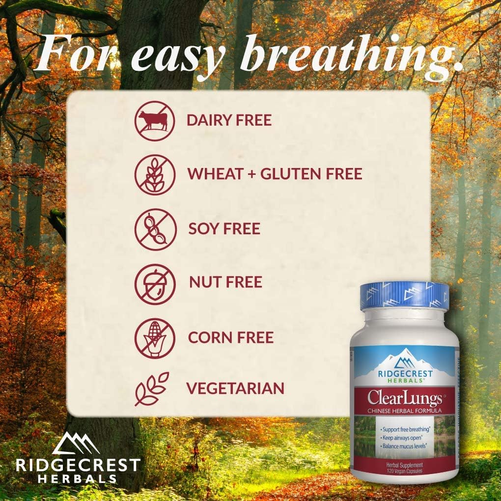 120 Vegetarian Capsules Herbal Breathing Support Y10947