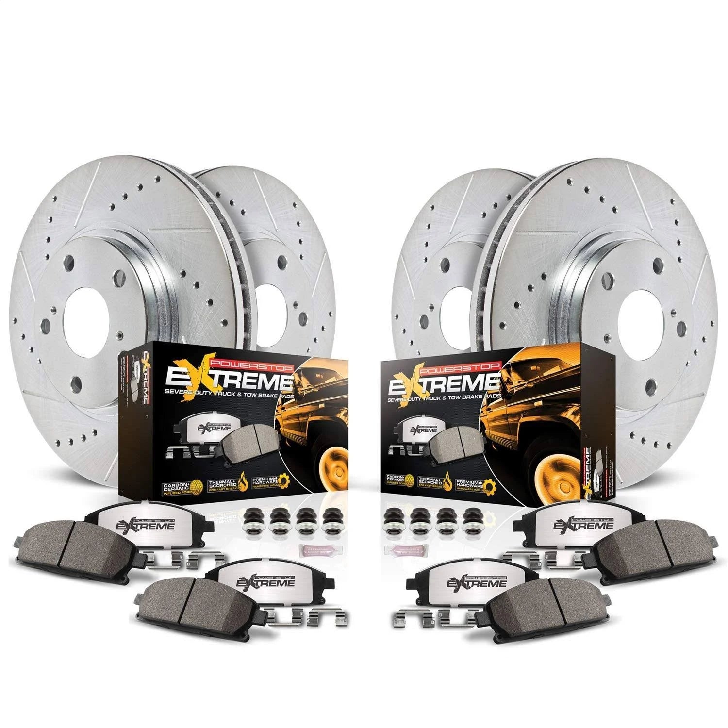 Front and Rear Z36 Truck and Tow Brake Kit N2908