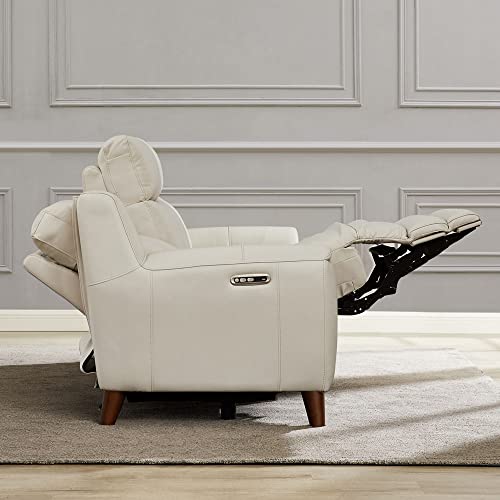 Vanilla Top Grain Leather Power Recline Sofa L804040
