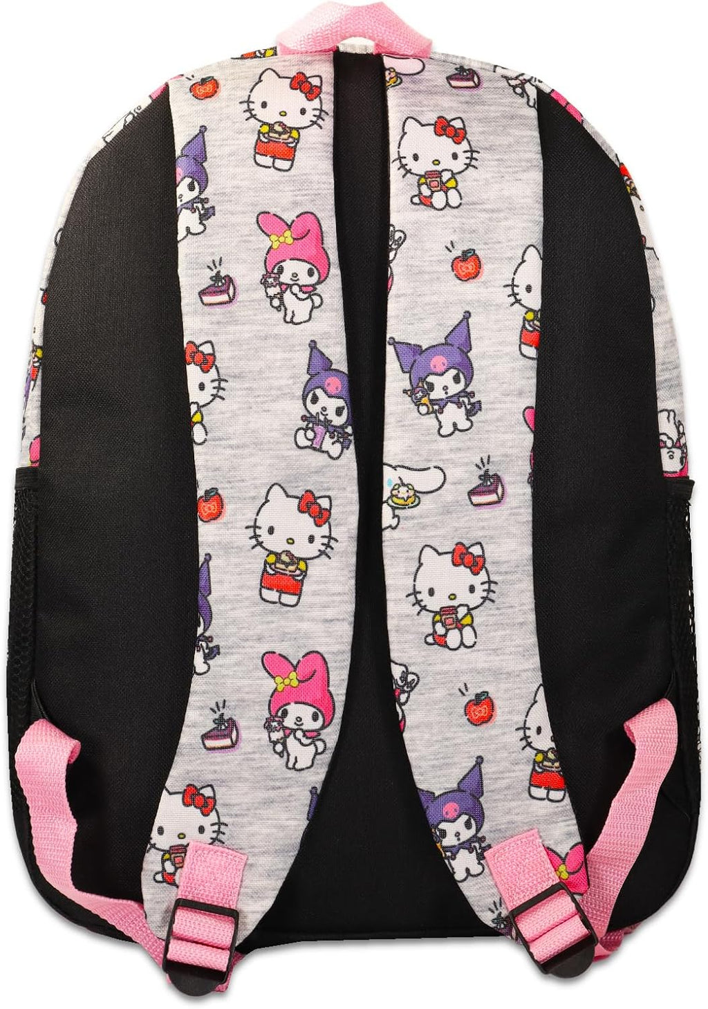 16" Hello Kitty Backpack with Front Pocket and Stickers U862629