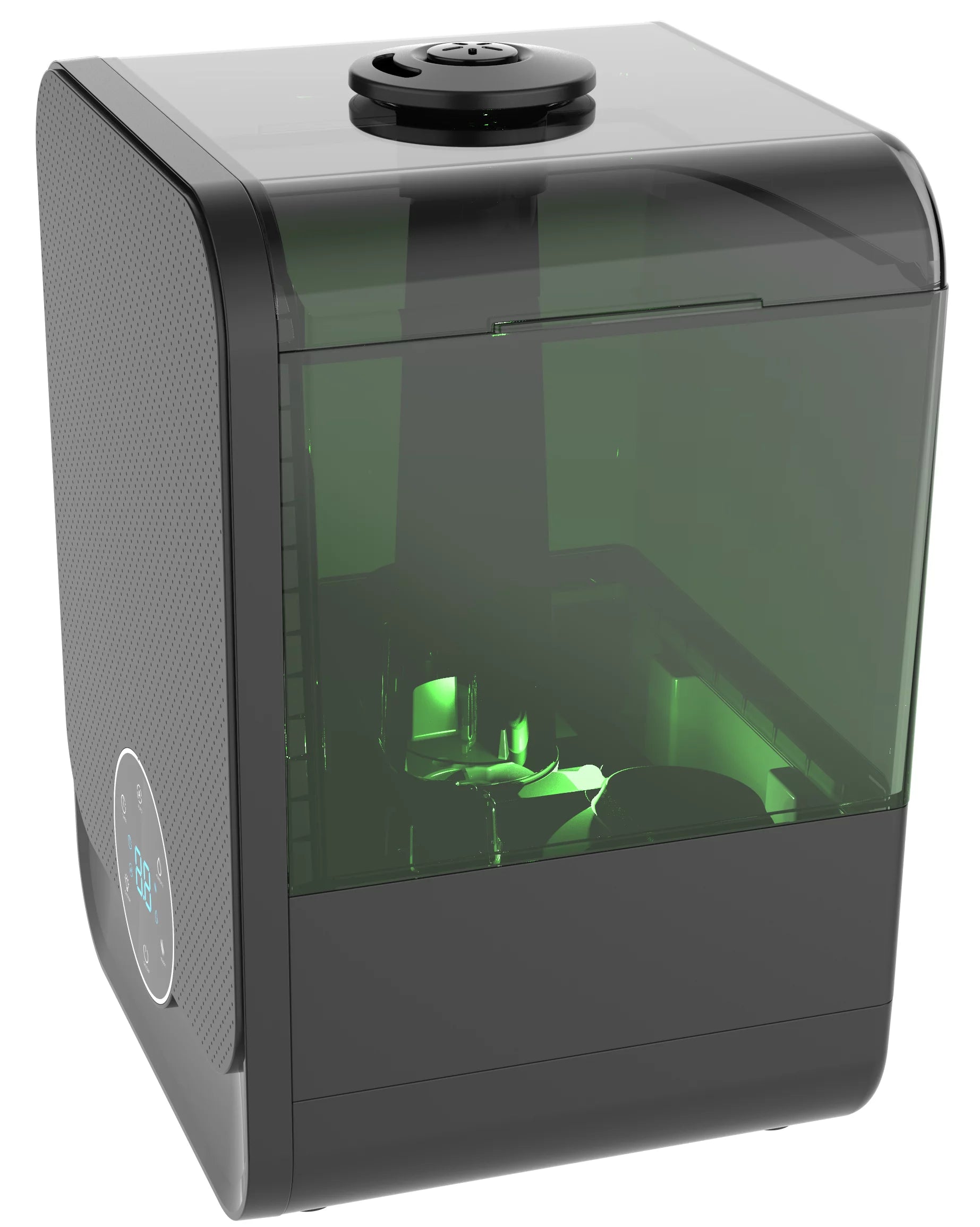 1.6 Gal Ultrasonic Warm/Cool Mist Humidifier, Black L7709