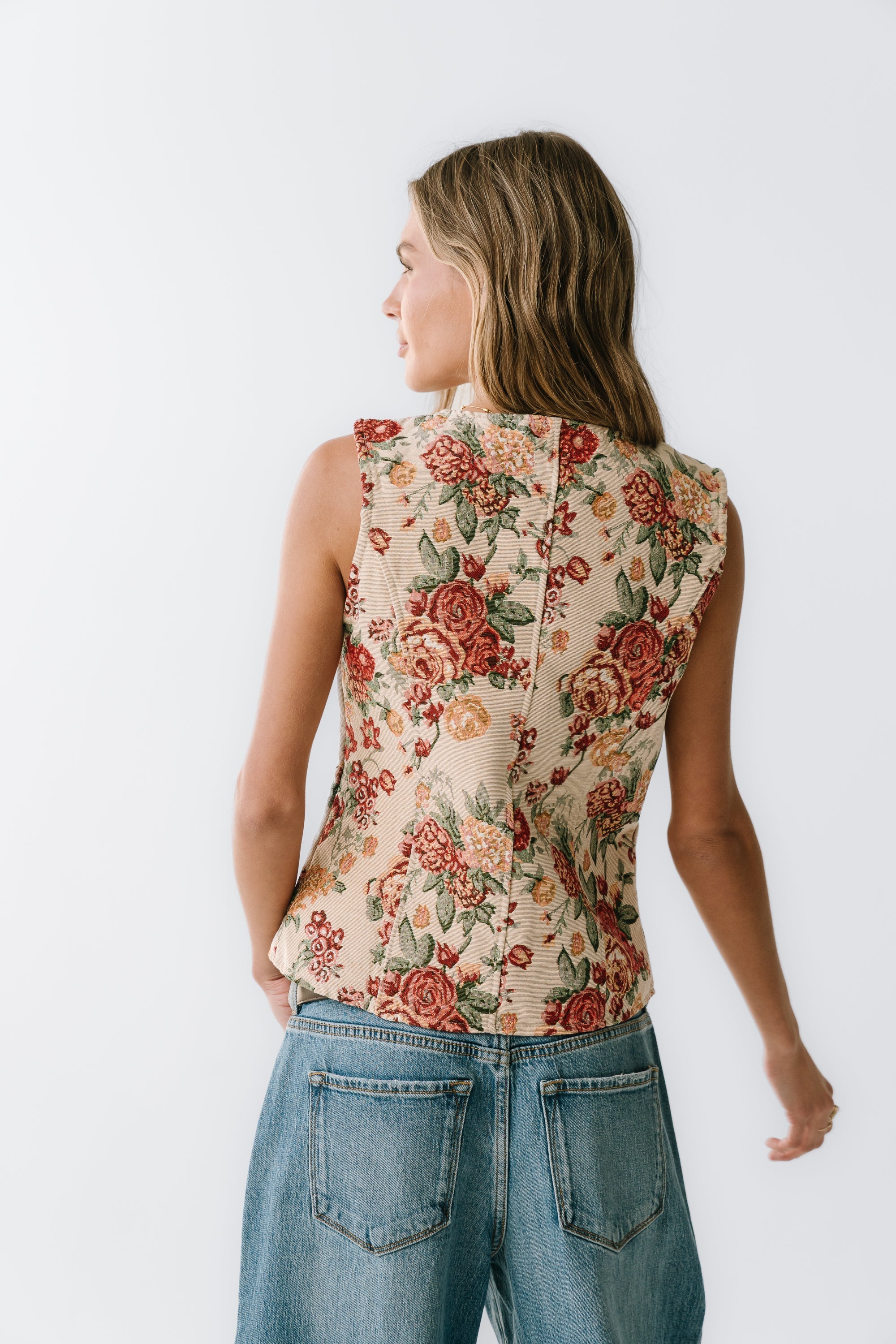 Joanna Floral Vest E301305