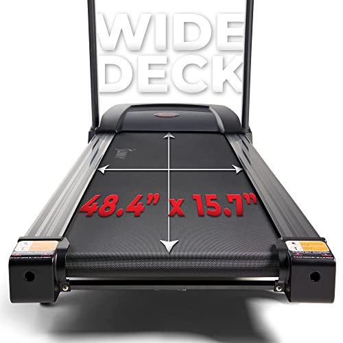 Folding Incline Treadmill with Pulse Sensors Y802