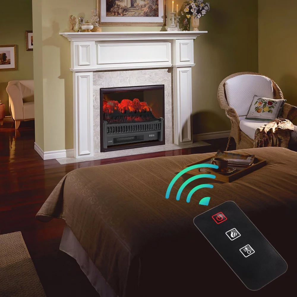 23IN Electric Fireplace Heater with Remote Control H633