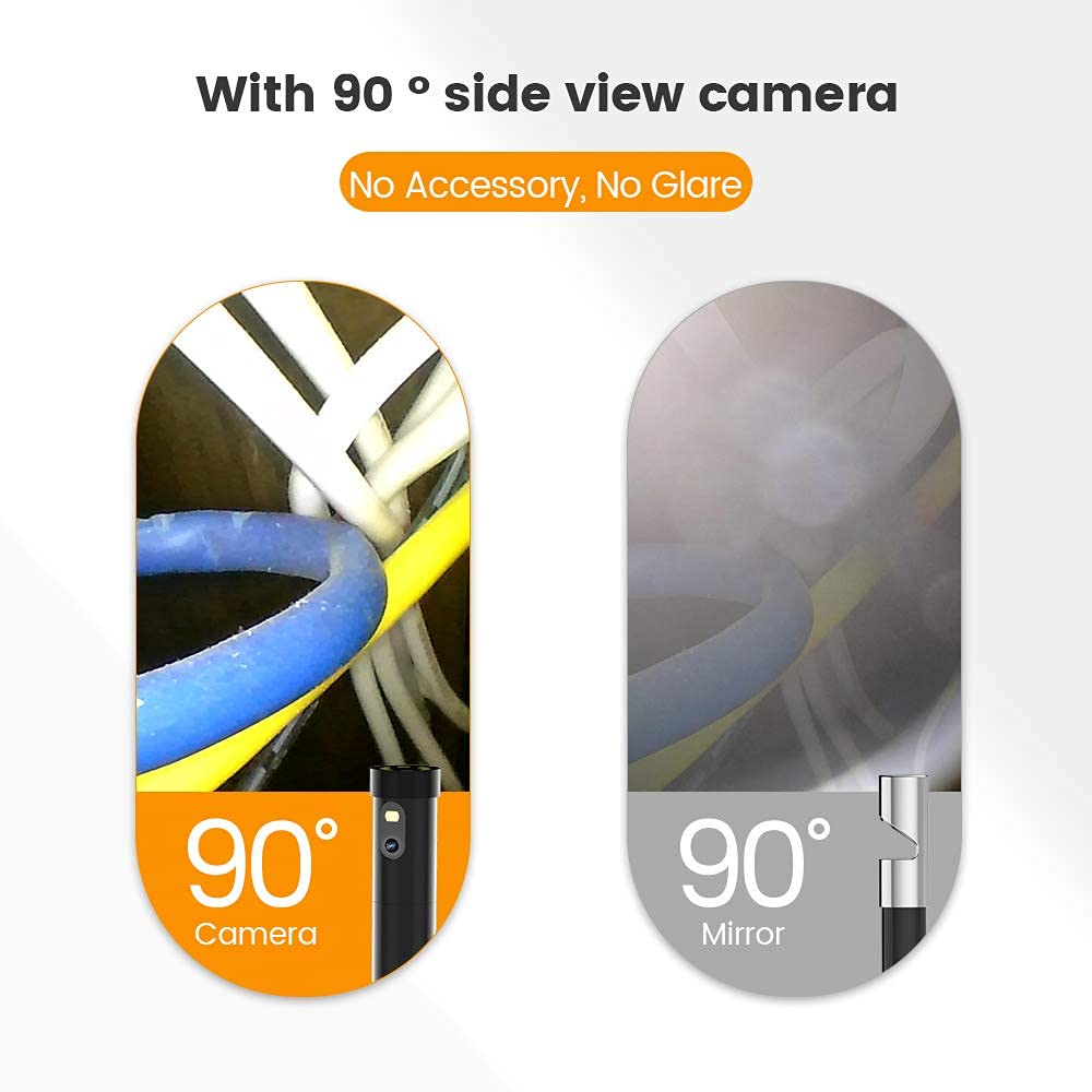 5inch IPS Dual Lens Endoscope Camera with 16.5ft Cable E3971