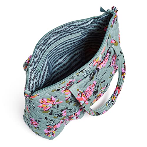 Cotton Shoulder Satchel Purse W2177