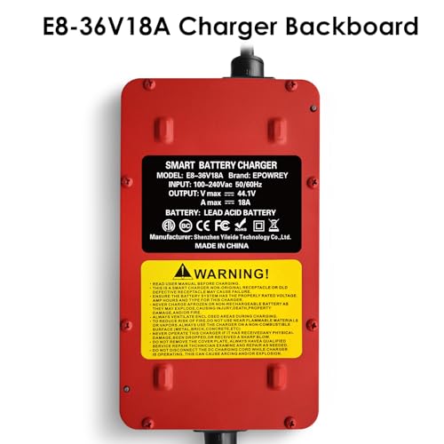 36 Volt 18 AMP Golf Cart Battery Charger with D Style Plug L894650