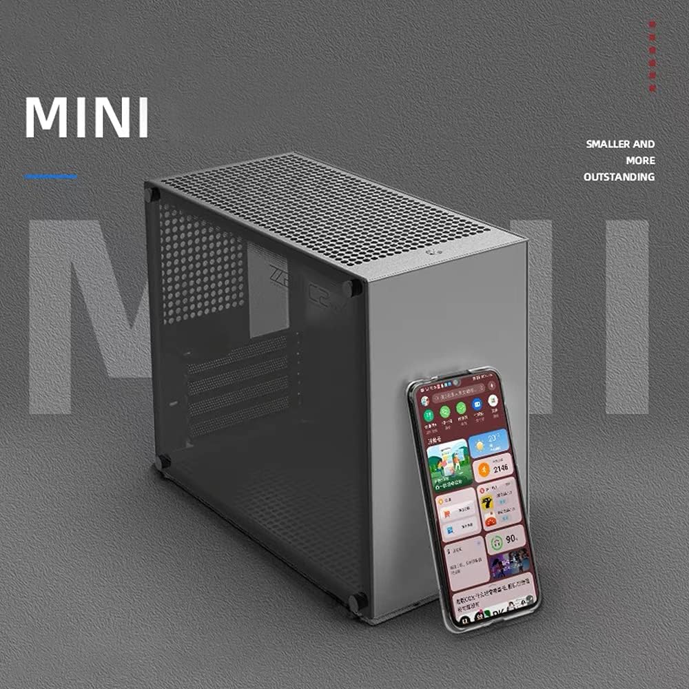 Aluminum Alloy Computer Case with Tempered Glass R147196