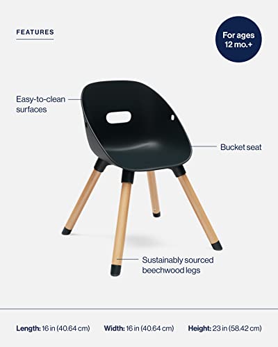 Set of 2 Wooden and Plastic Kids Chair T41618