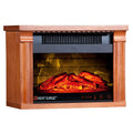 Portable Electric Fireplace Heater with Remote Control Z7462